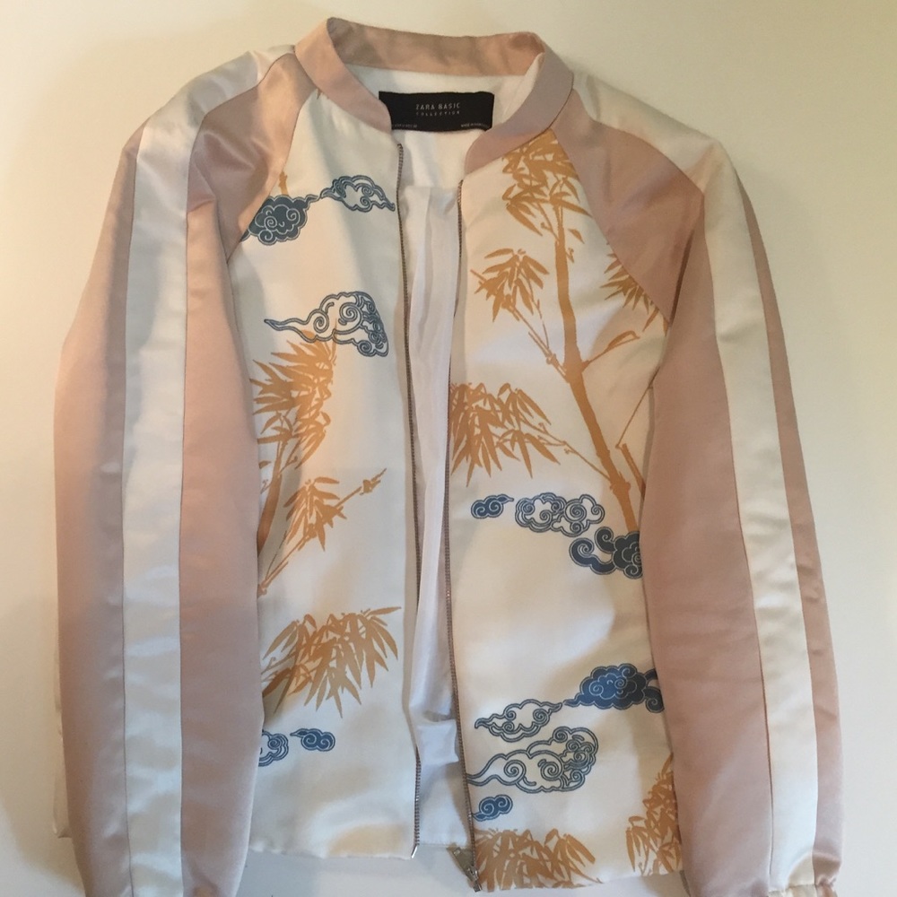 Zara Printed Varsity Jacket - Picture 2 of 3
